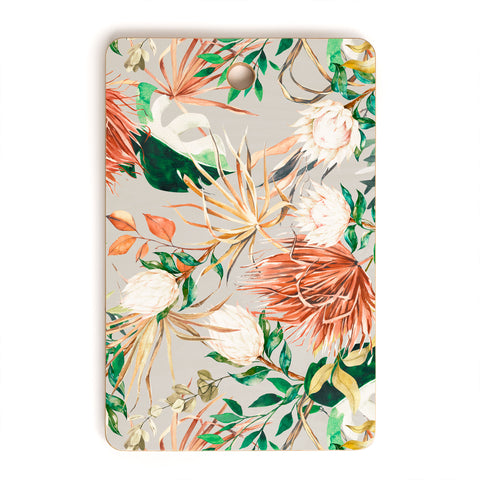 Marta Barragan Camarasa Bohem tropical bloom Cutting Board Rectangle