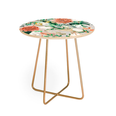 Marta Barragan Camarasa Bohem tropical bloom Round Side Table