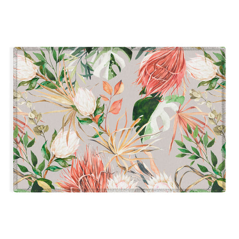 Marta Barragan Camarasa Bohem tropical bloom Outdoor Rug