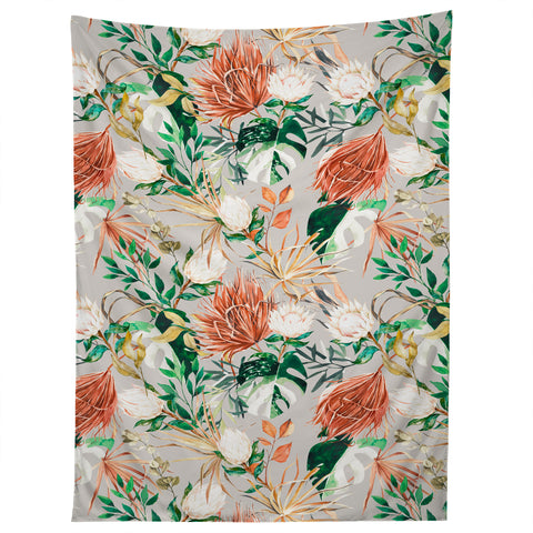 Marta Barragan Camarasa Bohem tropical bloom Tapestry
