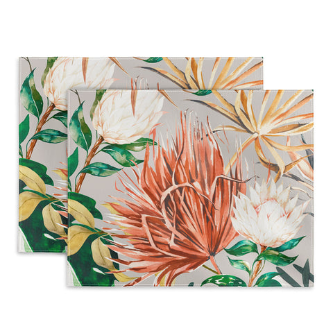 Marta Barragan Camarasa Bohem tropical bloom Placemat