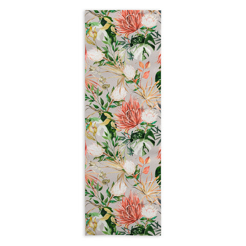 Marta Barragan Camarasa Bohem tropical bloom Yoga Towel