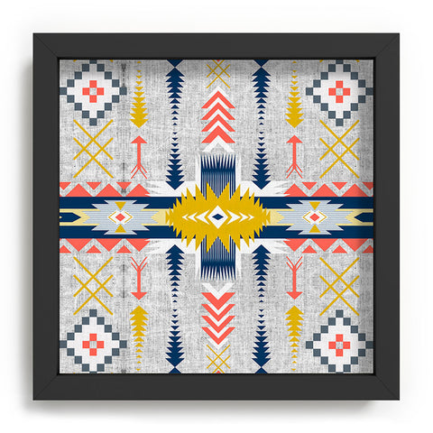 Marta Barragan Camarasa Bohemian geometric style Recessed Framing Square
