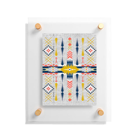 Marta Barragan Camarasa Bohemian geometric style Floating Acrylic Print