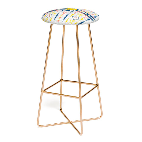 Marta Barragan Camarasa Bohemian geometric style Bar Stool