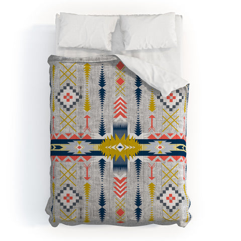 Marta Barragan Camarasa Bohemian geometric style Comforter