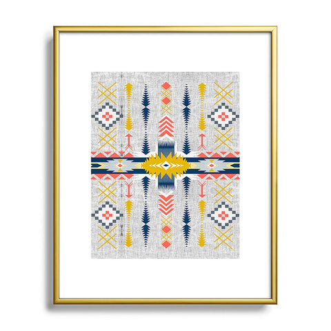 Marta Barragan Camarasa Bohemian geometric style Metal Framed Art Print