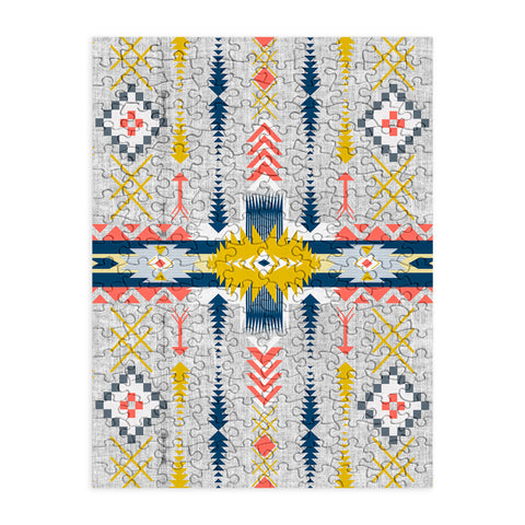 Marta Barragan Camarasa Bohemian geometric style Puzzle