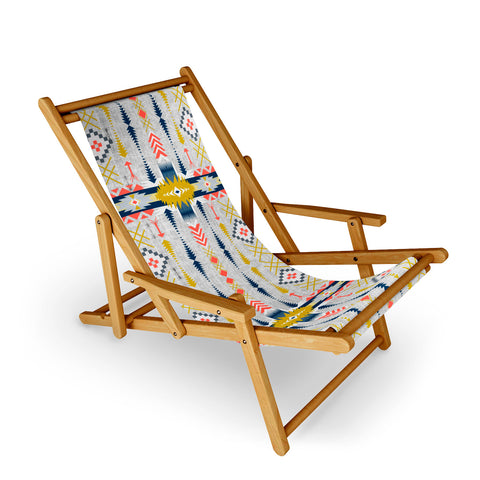 Marta Barragan Camarasa Bohemian geometric style Sling Chair
