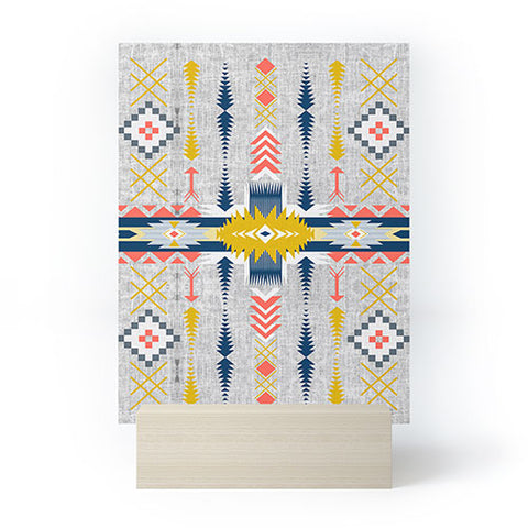 Marta Barragan Camarasa Bohemian geometric style Mini Art Print