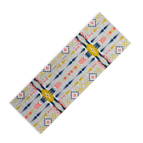Marta Barragan Camarasa Bohemian geometric style Yoga Mat