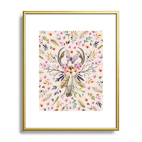 Marta Barragan Camarasa Bohemian pattern 01 Metal Framed Art Print