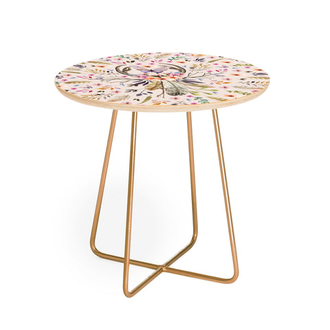 Marta Barragan Camarasa Bohemian pattern 01 Round Side Table