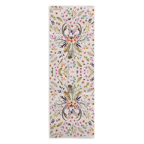 Marta Barragan Camarasa Bohemian pattern 01 Yoga Towel