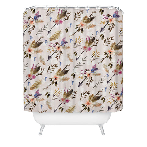 Marta Barragan Camarasa Bohemian pattern Shower Curtain