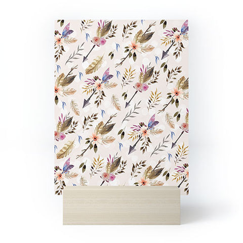 Marta Barragan Camarasa Bohemian pattern Mini Art Print