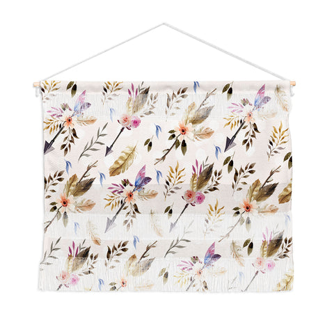 Marta Barragan Camarasa Bohemian pattern Wall Hanging Landscape