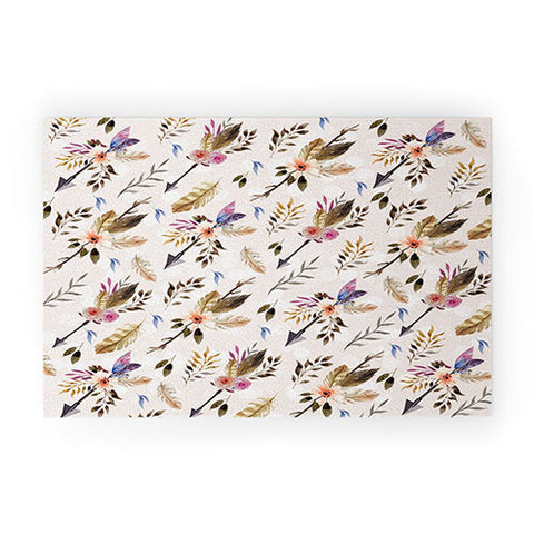 Marta Barragan Camarasa Bohemian pattern Welcome Mat