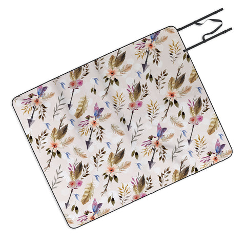 Marta Barragan Camarasa Bohemian pattern Picnic Blanket