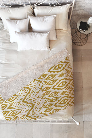 Marta Barragan Camarasa Bohemian tribal Fleece Throw Blanket