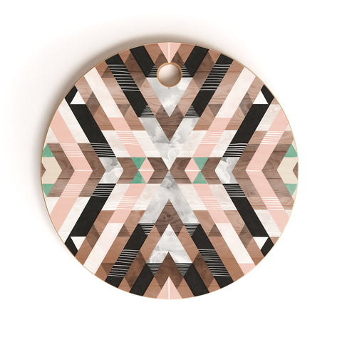 Marta Barragan Camarasa Boho Southwestern Cutting Board Round