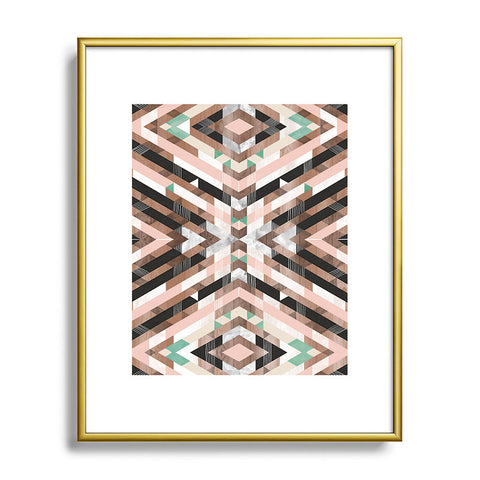 Marta Barragan Camarasa Boho Southwestern Metal Framed Art Print