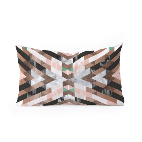 Marta Barragan Camarasa Boho Southwestern Oblong Throw Pillow