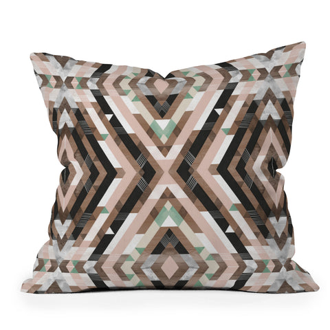 Marta Barragan Camarasa Boho Southwestern Throw Pillow