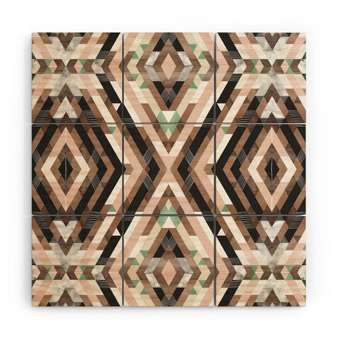 Marta Barragan Camarasa Boho Southwestern Wood Wall Mural