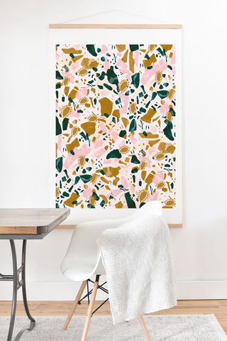 Marta Barragan Camarasa Boho terrazzo Art Print And Hanger