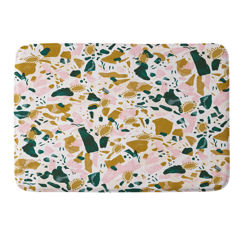 Marta Barragan Camarasa Boho terrazzo Memory Foam Bath Mat