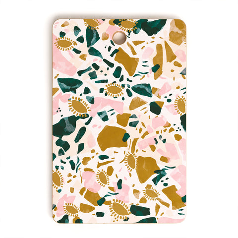 Marta Barragan Camarasa Boho terrazzo Cutting Board Rectangle