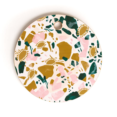 Marta Barragan Camarasa Boho terrazzo Cutting Board Round
