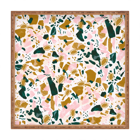Marta Barragan Camarasa Boho terrazzo Square Tray