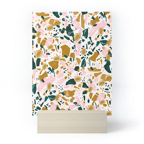 Marta Barragan Camarasa Boho terrazzo Mini Art Print