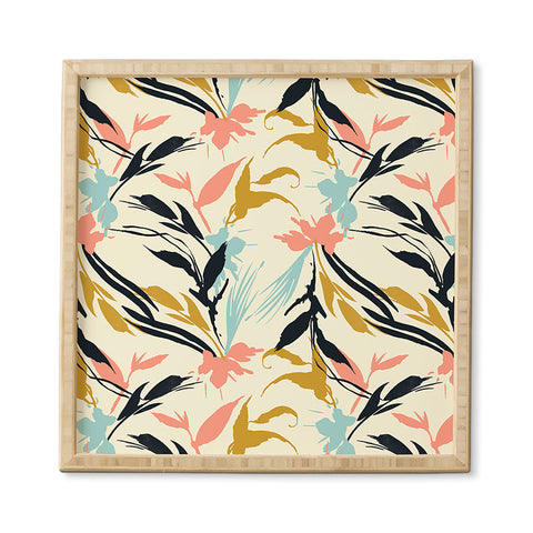 Marta Barragan Camarasa Botanical abstract art Framed Wall Art