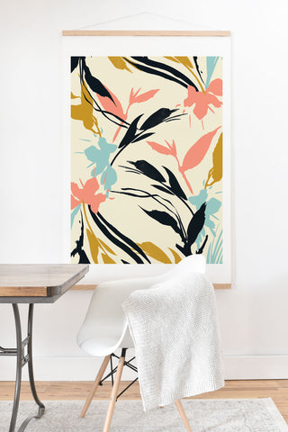 Marta Barragan Camarasa Botanical abstract art Art Print And Hanger
