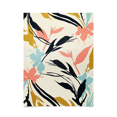 Marta Barragan Camarasa Botanical abstract art Poster