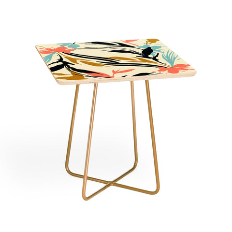 Marta Barragan Camarasa Botanical abstract art Side Table