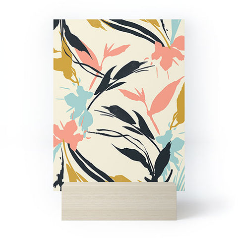 Marta Barragan Camarasa Botanical abstract art Mini Art Print