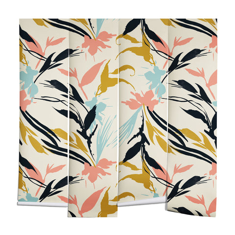 Marta Barragan Camarasa Botanical abstract art Wall Mural