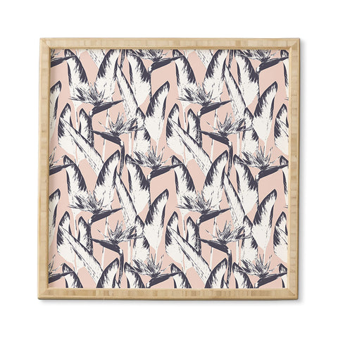 Marta Barragan Camarasa Botanical bird of paradise Framed Wall Art