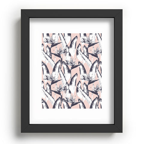 Marta Barragan Camarasa Botanical bird of paradise Recessed Framing Rectangle