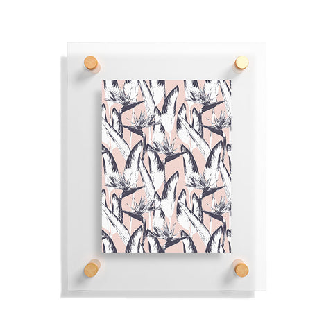Marta Barragan Camarasa Botanical bird of paradise Floating Acrylic Print