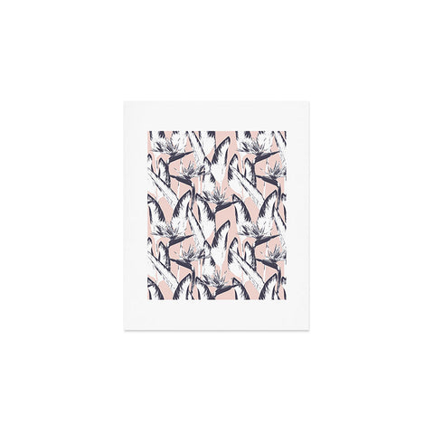 Marta Barragan Camarasa Botanical bird of paradise Art Print