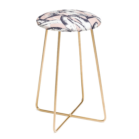 Marta Barragan Camarasa Botanical bird of paradise Counter Stool