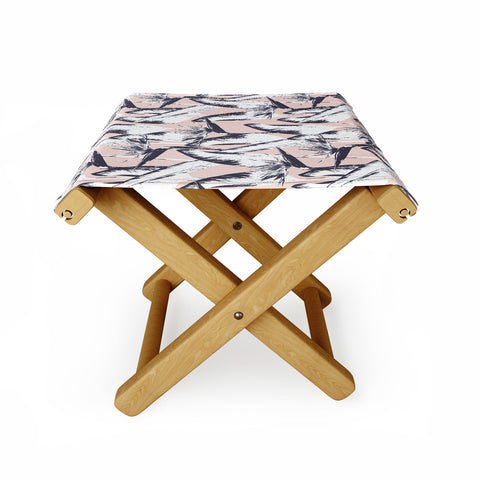 Marta Barragan Camarasa Botanical bird of paradise Folding Stool