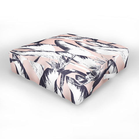 Marta Barragan Camarasa Botanical bird of paradise Outdoor Floor Cushion