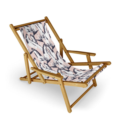 Marta Barragan Camarasa Botanical bird of paradise Sling Chair