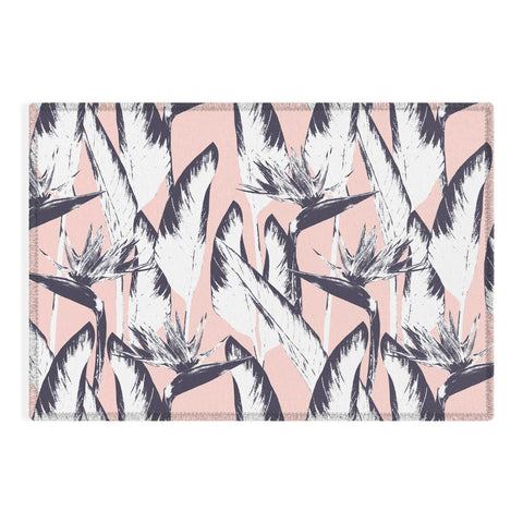 Marta Barragan Camarasa Botanical bird of paradise Outdoor Rug